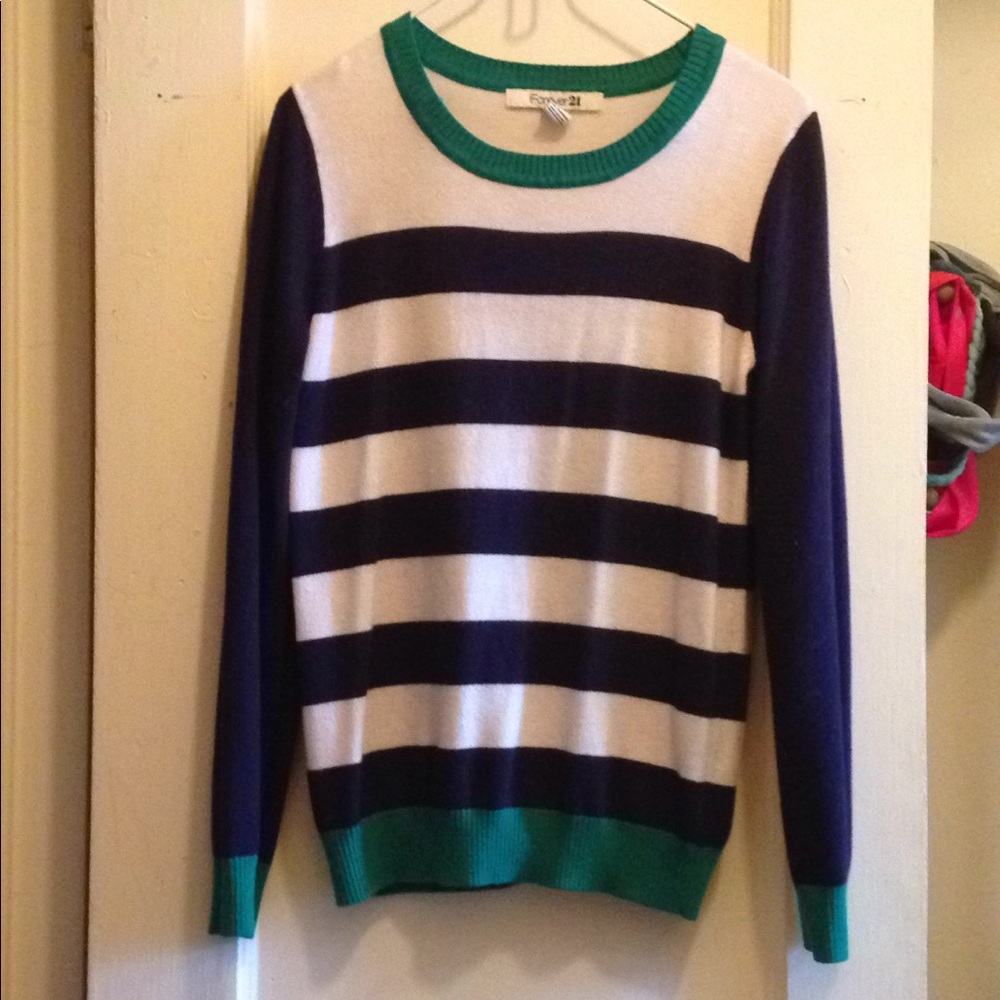 Forever 21 Block Stripe Sweater